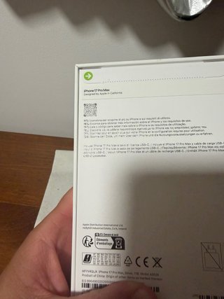 iPhone 17 Pro Max 1TB Blanco Precintado
