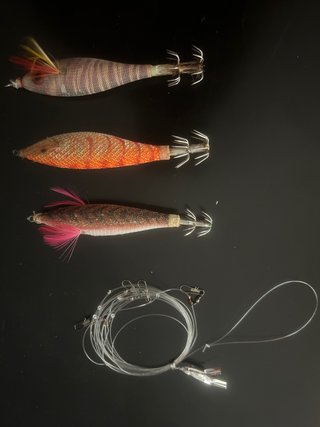 Aparejo calamar 3 señuelos