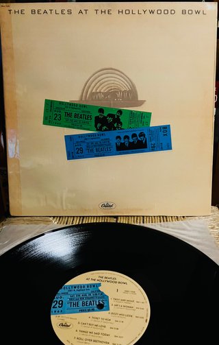 The Beatles At The Hollywood Bowl LP USA 1986
