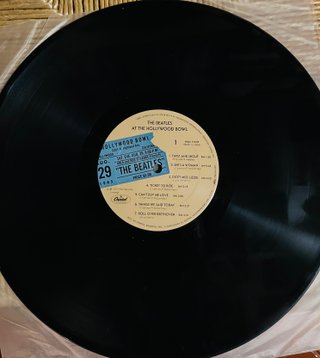 The Beatles At The Hollywood Bowl LP USA 1986