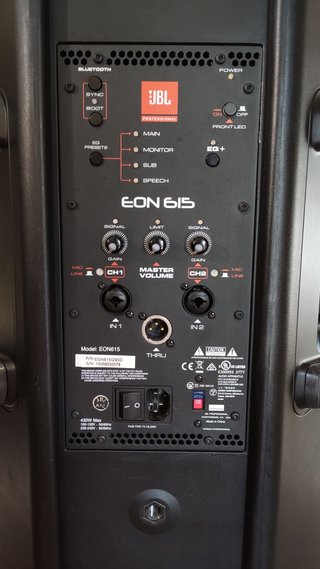 Pareja Altavoces JBL Eon 615