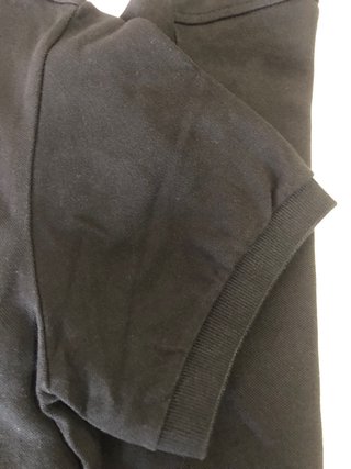 Polo Lacoste Negro Talla 6 equivale a una xl