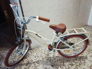 Bicicleta infantil 14 con cesta vintage