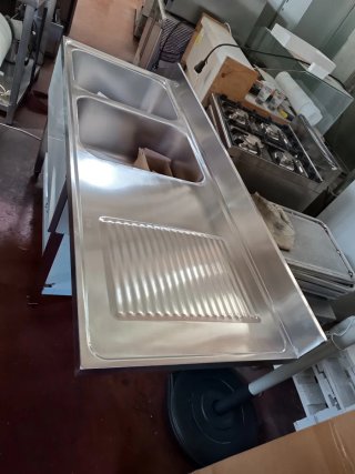 Fregadero industrial acero inoxidable