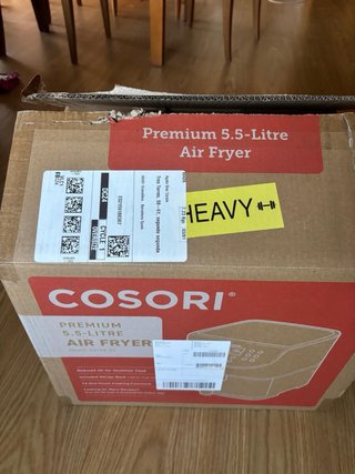 Freidora de aire Cosori negra
