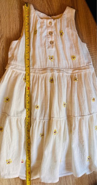 Vestido niña flores talla 5-6 años