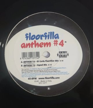 Floorfilla - Anthem #4 / 12"Vinile Italia 2000