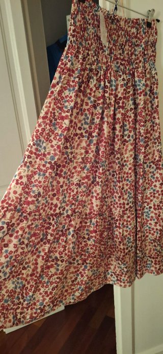 Falda larga Banoffee Barcelona estampada