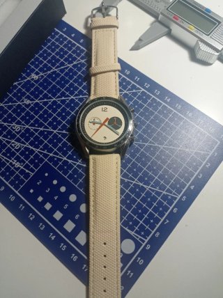 Orologio Cronografo Vintage Beige
