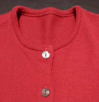 Cardigan donna Yves Saint Laurent rosso