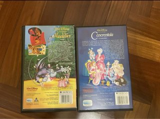 Lotto 6 VHS Walt Disney Classici
