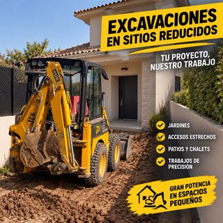 EXCAVACIONES SITIOS REDUCIDOS Y DIFICIL ACCESO VLC