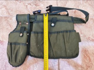 Bolsa portaherramientas,Carrucha Polea y Cuña Leña
