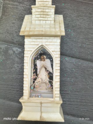Decorazione Tavolo Natale Chiesa Angelo