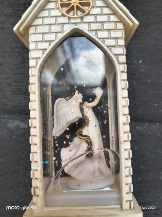 Decorazione Tavolo Natale Chiesa Angelo