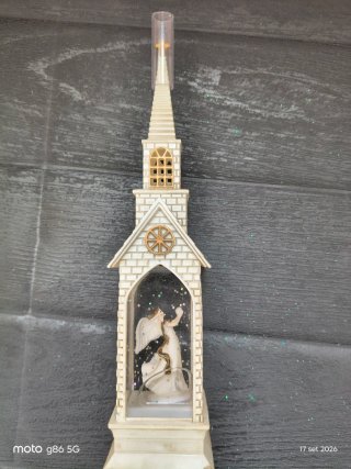 Decorazione Tavolo Natale Chiesa Angelo