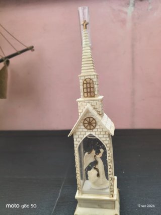 Decorazione Tavolo Natale Chiesa Angelo