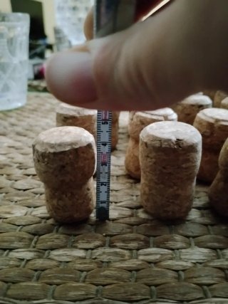 Tapones de corcho botellas, tipo sidra o champán