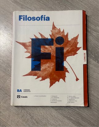 Libro filosofia 1 bachillerato