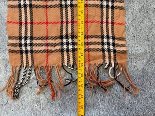 Bufanda Burberrys Vintage 100% Lambswool