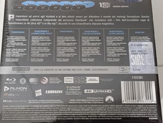 Transformers - Cofanetto Film Collection Steelbook