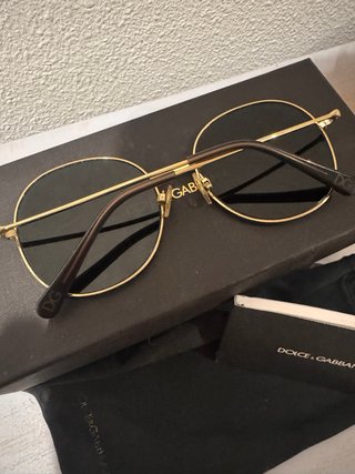 Occhiali da sole Dolce & Gabbana dorati