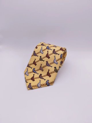 Corbata  Anthime Mouley Vintage Seda Natural