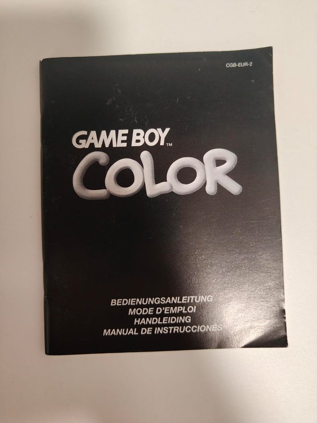 Nintendo Game Boy Color Morada + Manual
