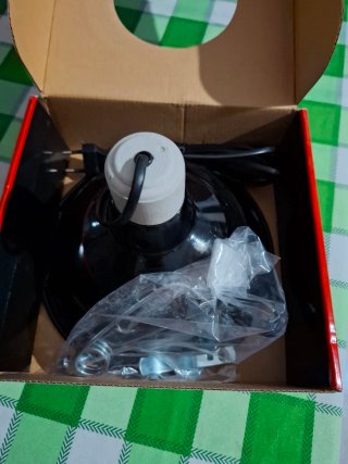 Lampada portalampada per rettili