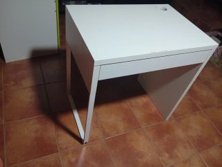 Mesa escritorio MICKE Ikea blanca