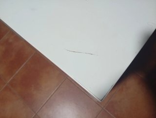 Mesa escritorio MICKE Ikea blanca