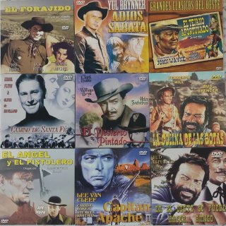 18 Películas del oeste Western DVD (Español)