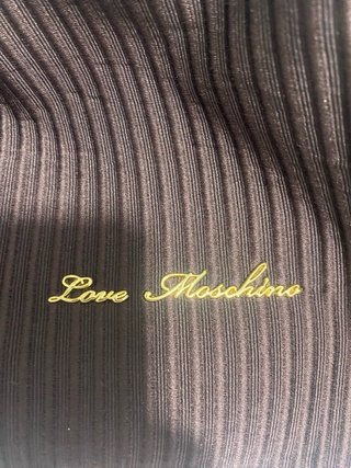 Borsa Love Moschino Marrone da restaurare