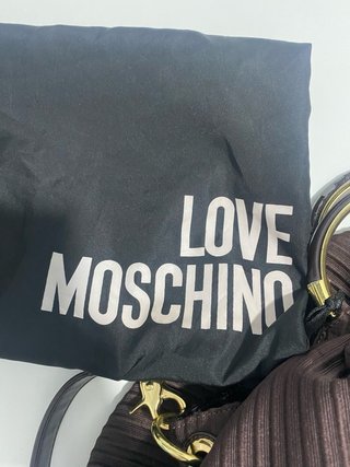 Borsa Love Moschino Marrone da restaurare