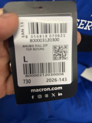 Tuta invernale Macron Esercito Nuova Taglia L
