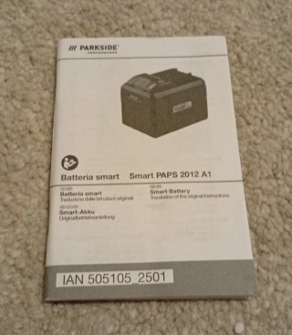 Bateria Parkside 20V 12Ah Smart Nova