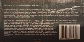 Bateria Parkside 20V 12Ah Smart Nova
