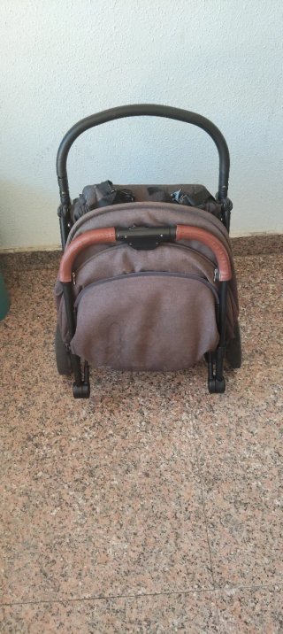Silla de paseo + plástico lluvia + guantes frio