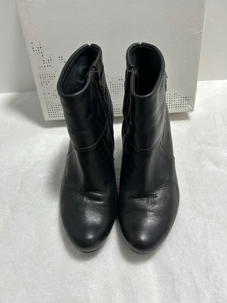 Botines Hispanitas Piel Talla 40 Negros