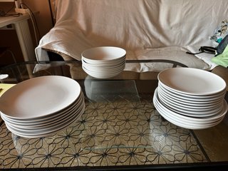 Vajilla Ikea Blanca Nueva completa