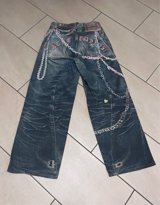 Jeans Acne Studios decorati unisex