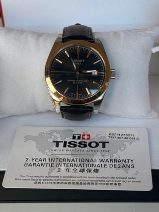 Tissot Gentleman Automático Bisel Oro 18K