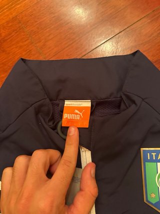 Giacca a vento Puma Italia L nuova con cartellino