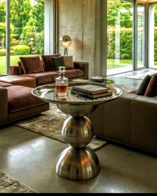 Rabat Tavolino Nembula Design Inox