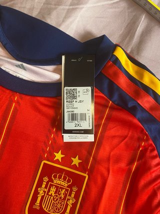Camiseta Adidas España 2 estrellas Talla XXL
