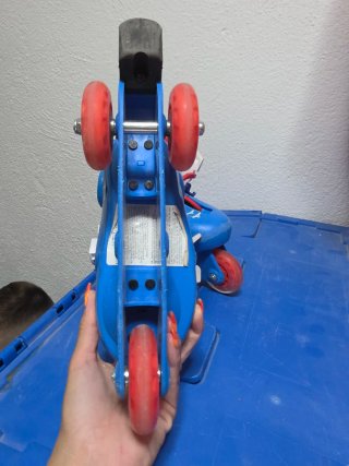 Patines Oxelo Niño Talla 26-28 Azul/Rojo