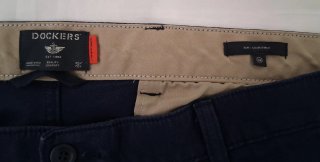 Pantalón Dockers Azul Marino Talla SLIM/38