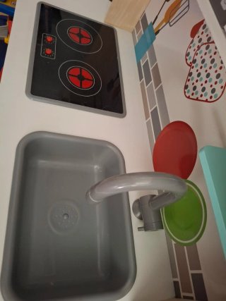 Cocina de juguete con accesorios