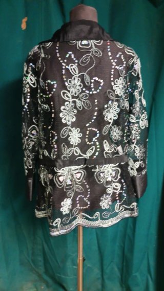 Chaqueta fiesta lentejuelas y bordado