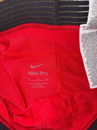 Mallas Nike Pro Dri-Fit Rojas Talla M